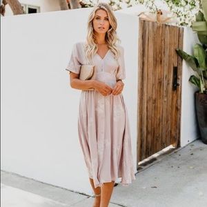 Blush Midi Dress